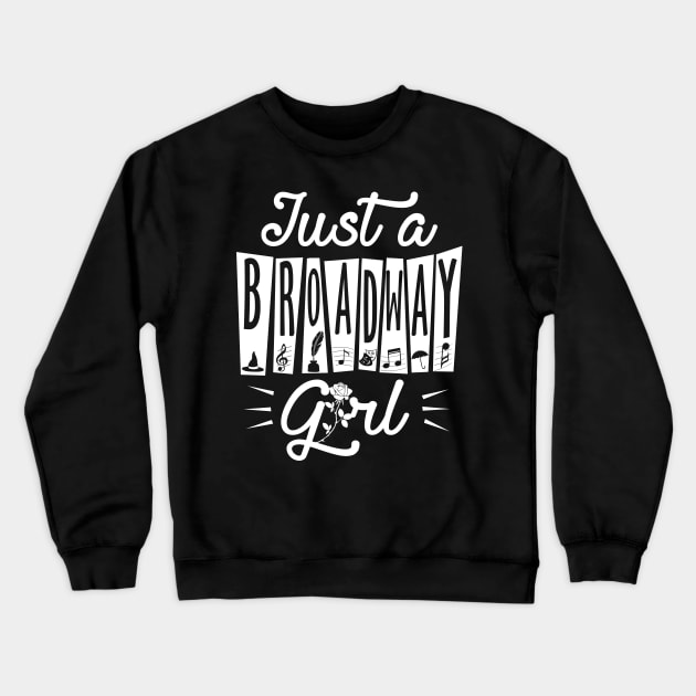 Broadway Girl Crewneck Sweatshirt by KsuAnn